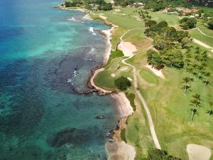 Casa De Campo (Teeth Of The Dog) Aerial 5th Green Water